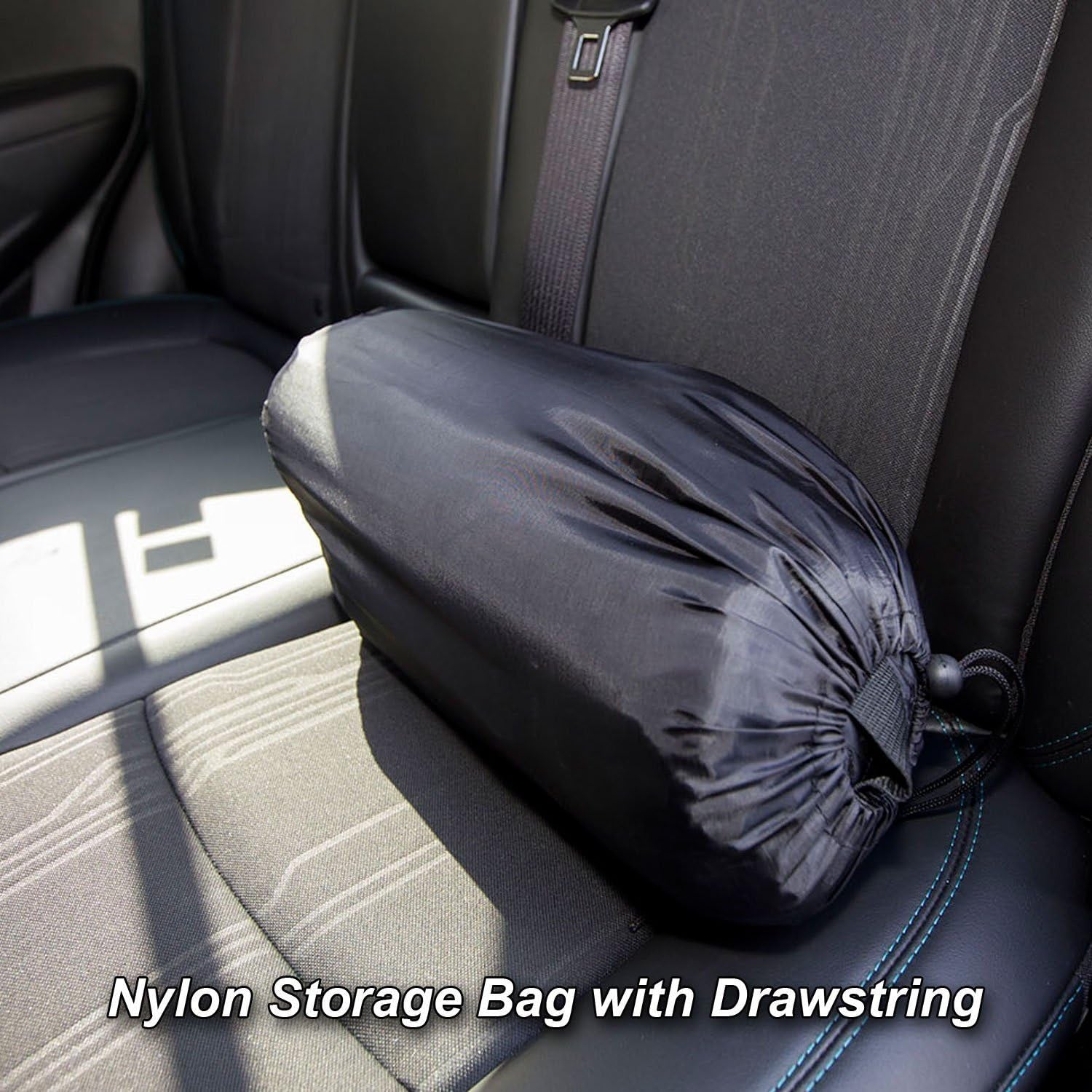 Ultimate Pet Seat Cover and Dog Hammock Features Brown Washable Fleece Mat, Mesh Window and Metal Buckles - 5-Piece Set